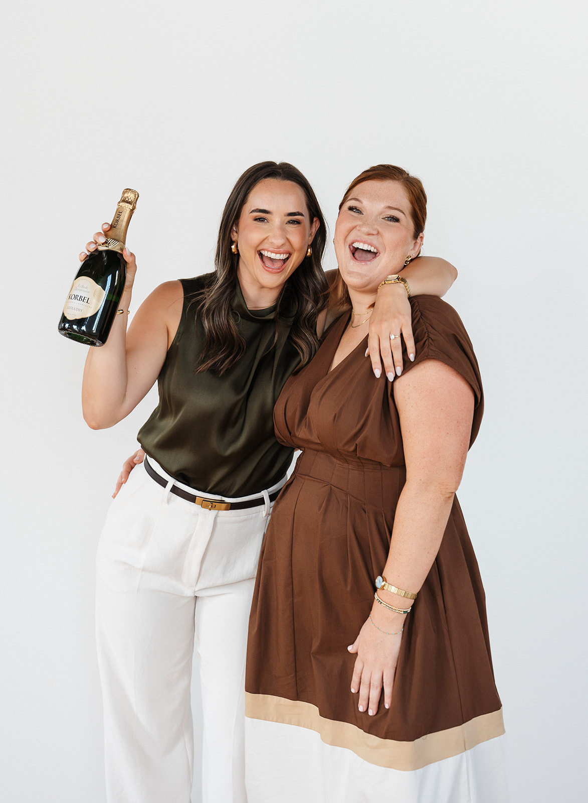 Amelia and Grace, WIIRE Co-Founders, celebrating